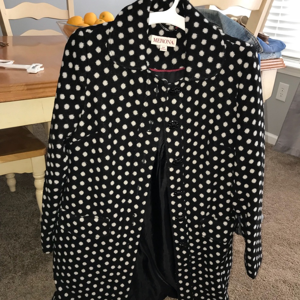 Polka dot coat
